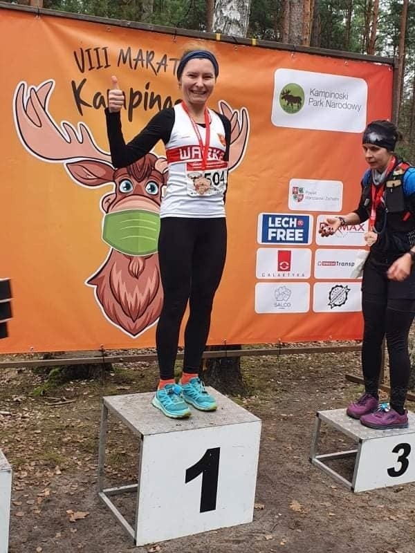 Agnieszka Rudnicka z Warki wygrała VIII Maraton Kampinoski