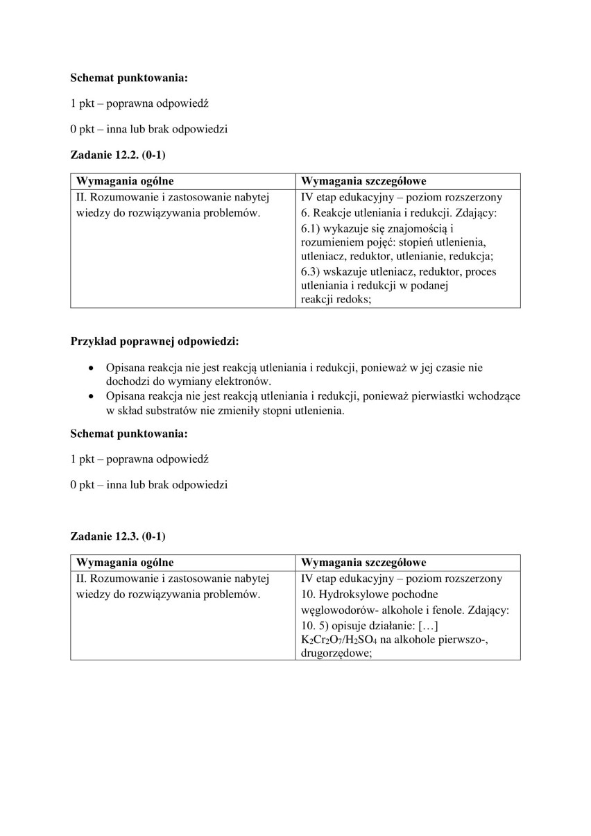 Matura z chemii 2018 r. z Wydziałem Chemii Uniwersytetu Jagiellońskiego [ODPOWIEDZI] 