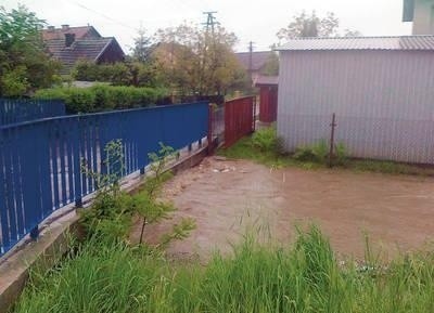 Woda nie oszczędziła też gminy Kłaj Fot. archiwum