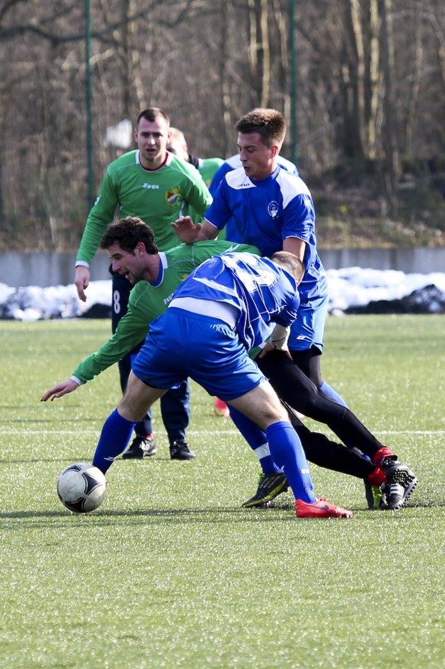 Piłka nożna. Sparing. Gryf Słupsk - Bałtyk KoszaliPiłka nożna. Sparing. Gryf Słupsk - Bałtyk Koszalin 0:1.