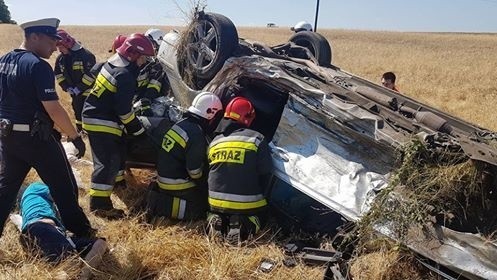 Tragiczny wypadek w Boniowicach: Aż 7 osób jest rannych. Trasa DK94 jest zablokowana