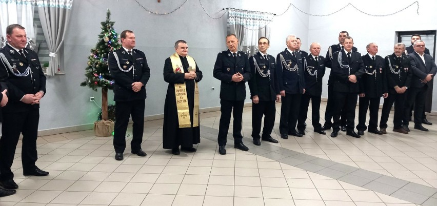 Spotkanie opłatkowe strażaków OSP z gminy Ostrów Mazowiecka odbyło się 12.01.2024