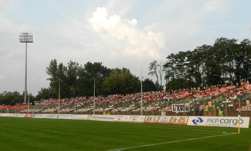 Kibice na meczu Zagłębie Sosnowiec - Rozwój Katowice 1:3
