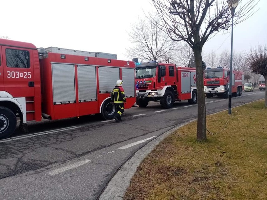 Paliło się na dachu firmy w zabierzowskiej strefie ekonomicznej 