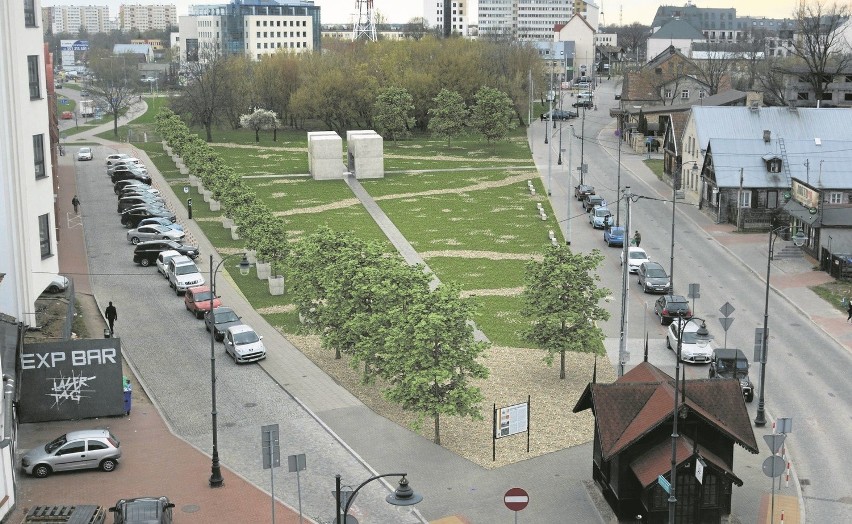 Tak Rynek Sienny będzie wyglądał z lotu ptaka. Dwie główne...