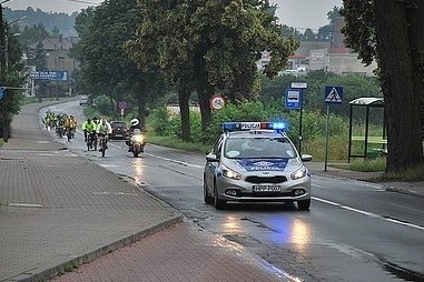 Rowerowa pielgrzymka policjantów na Jasną Górę