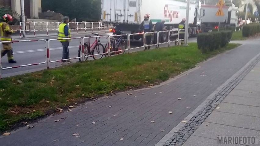 Wypadek na Armii Krajowej w Brzegu. Ciężarówka potrąciła rowerzystę