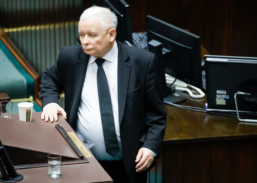 Jarosław Kaczyński w siedzibie TAI.