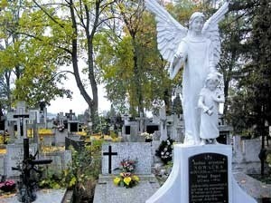 Cmentarz parafialny w Ostrowi