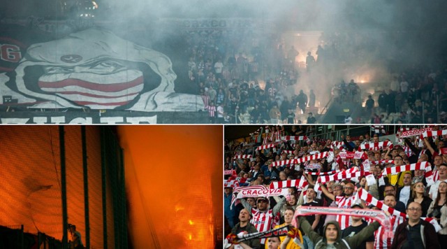 Tak kibicowano na meczu Cracovia - Legia, 29.07.2022