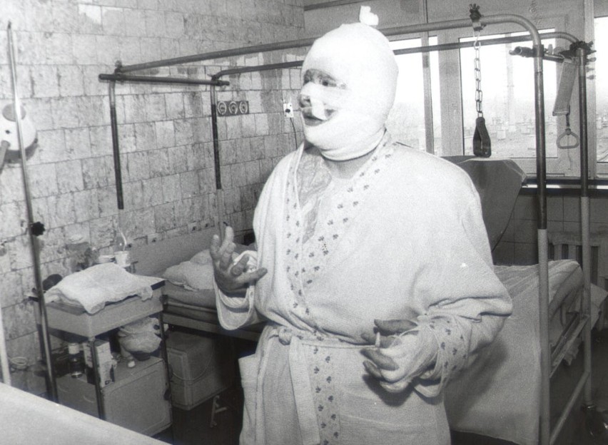 Marzec 1995. Prokurator Mataniak w opolskim szpitalu.
