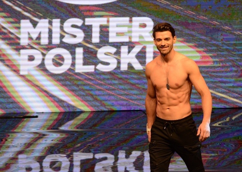 Tomek Zarzycki nna gali Mister Polski 2018.