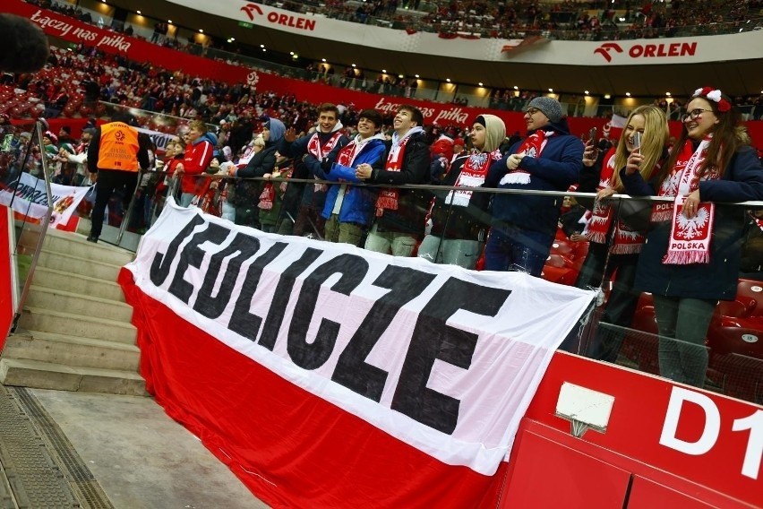 Kibice z Podkarpacia na meczu Polska - Albania na Stadionie Narodowym w Warszawie [ZDJĘCIA]