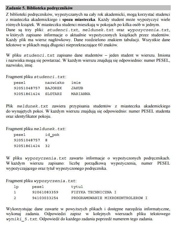 Matura 2016: INFORMATYKA [ARKUSZ CKE, ODPOWIEDZI]