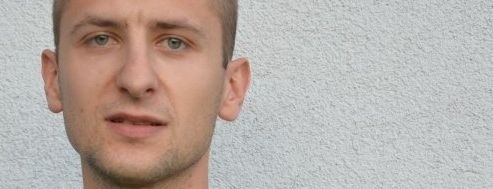 Wojciech Szymkiewicz zdobył pierwszą bramkę dla zespołu Ekom Futsal Nowiny w pierwszoligowym meczu z MKF Solne Miasto Wieliczka.