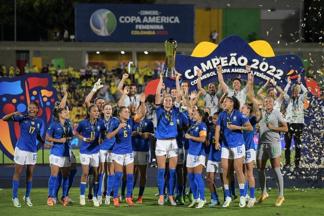 Triumfatorki mistrzostw Ameryki Południowej kobiet 2022 - reprezentacja Brazylii