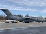 Boeing C-17 Globemaster wylądował na wrocławskim lotnisku. Gigantyczna maszyna przeleciała nad Wrocławiem