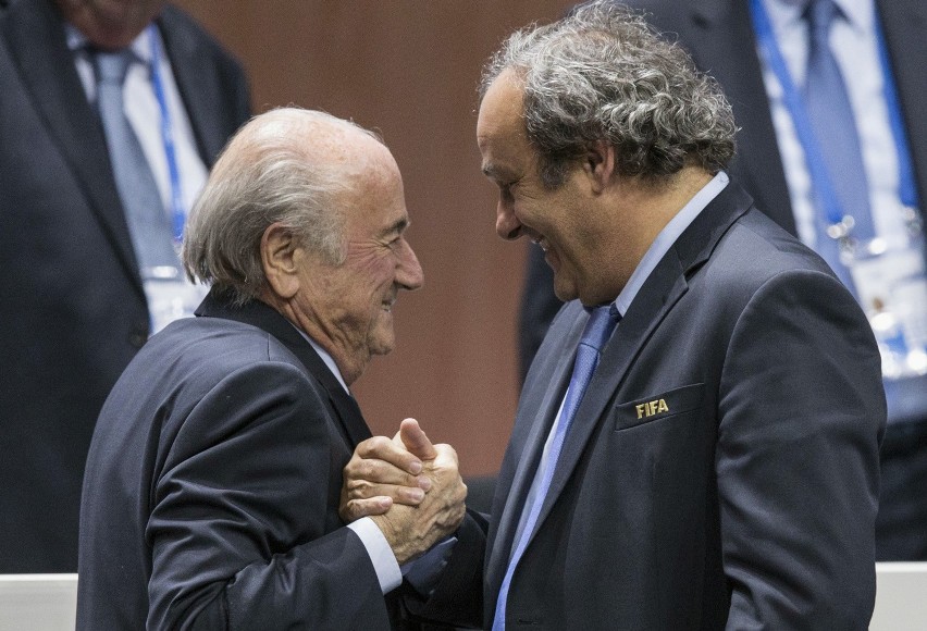 Sepp Blatter i Michel Platini