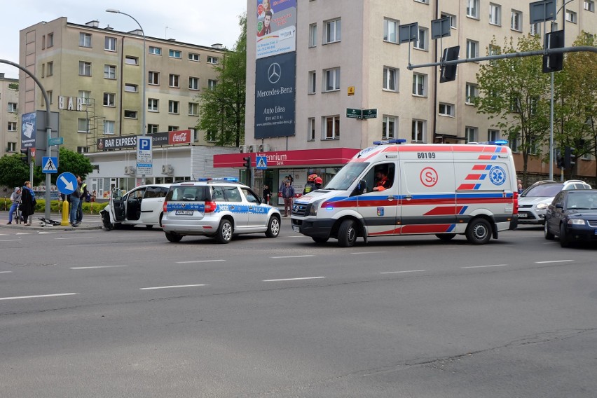 Wypadek na skrzyżowaniu Skłodowskiej - Legionowa miał...