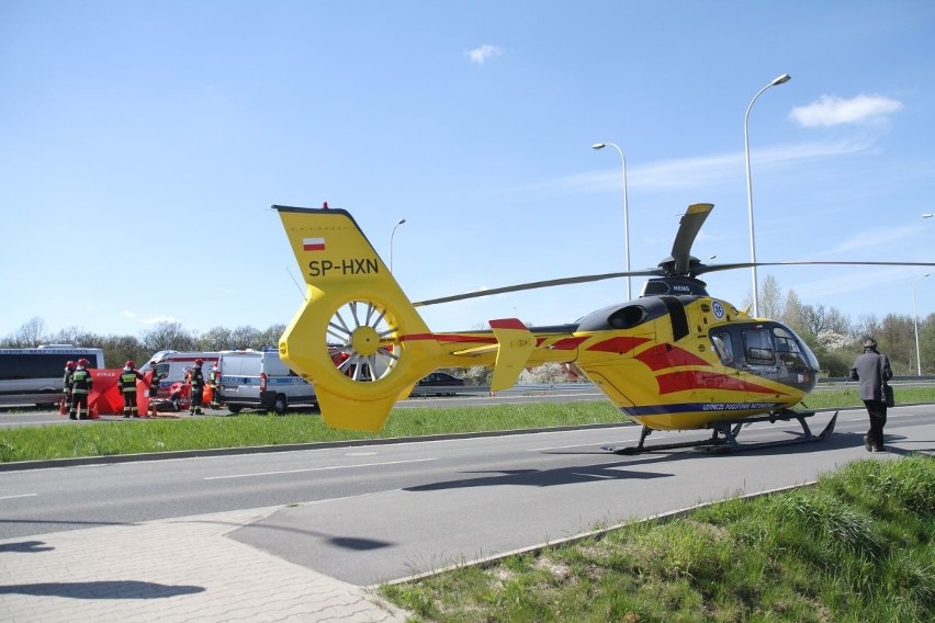 Wypadek na wschodniej obwodnicy Wrocławia. Motocyklista nie żyje