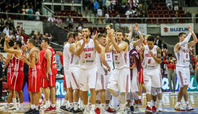 Na zdjęciu: reprezentacja Polski koszykarzy