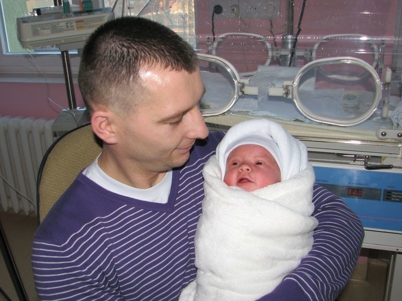 Jakub Bazydło urodził się w środę, 22 lutego. Ważył 3620 g i...