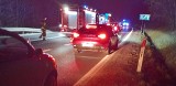 Wypadek na DK 28 w Jaszczurowej k. Wadowic. Zderzenie trzech samochodów. Droga zablokowana