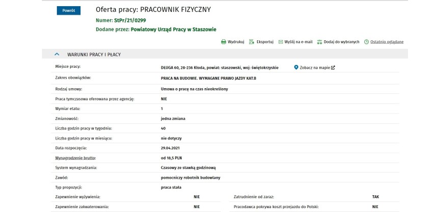 Oferty pracy z najwyższymi zarobkami w powiecie staszowskim. Kto jest poszukiwany? [TOP 15]