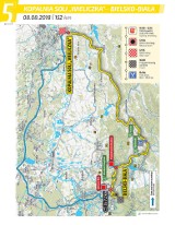 Tour de Pologne 2018. Trasa wyścigu [MAPKI, UTRUDNIENIA] 5 etap TdP. Którędy przebiega trasa? Gdzie będą kolejne etapy?