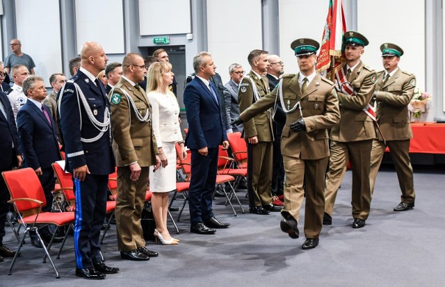 W Kujawsko-Pomorskim Urzędzie Wojewódzkim w Bydgoszczy odbyły się w piątek (10 czerwca) uroczystości z okazji 31. rocznicy utworzenia Straży Granicznej.