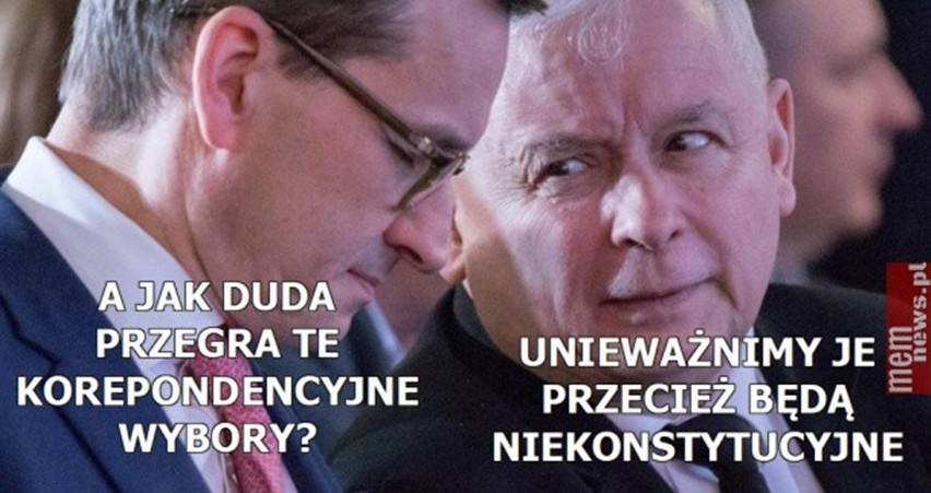 Koronawirus a wybory prezydenckie. Memy internautów...