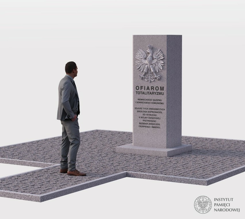 Nowy obelisk przy ul. Sikorskiego w Malborku już powstaje. Upamiętni ofiary dwóch totalitaryzmów i zastąpi wyburzony pomnik "z gwiazdą"