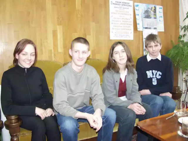 Od lewej: Joanna Przybyła, Tomek Ozdoba, Justyna Baran i Michał Wieczorek.