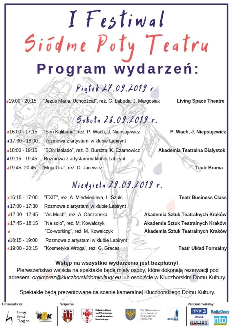 Festiwal Siódme Poty Teatru - program