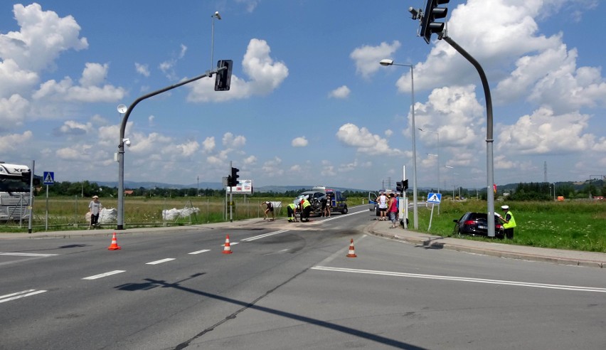 DK 87. Kolejny wypadek zablokował obwodnicę Starego Sącza