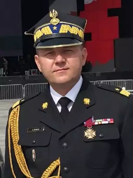 Nadbrygadier Andrzej Babiec, szef podkarpackich strażaków