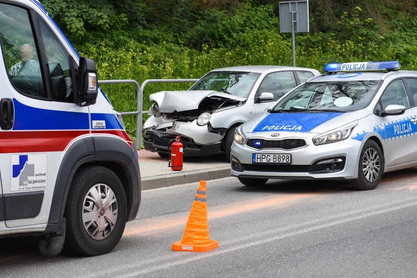 Podhale. Wypadek u wylotu Doliny Kościeliskiej [ZDJĘCIA]