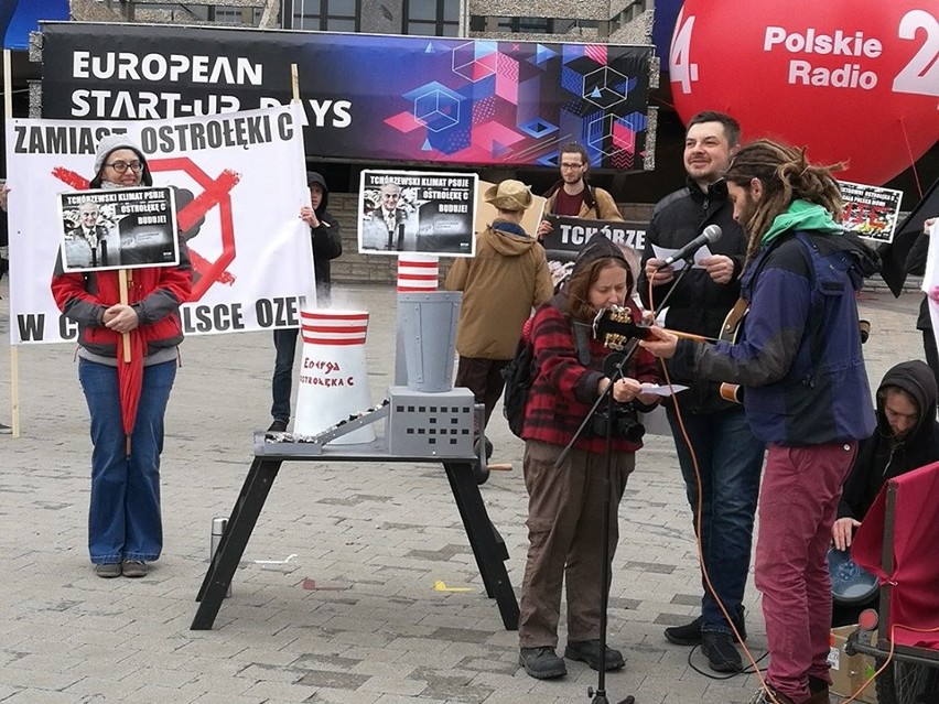 Nie chcą budowy elektrowni Ostrołęka C. Na znak protestu...