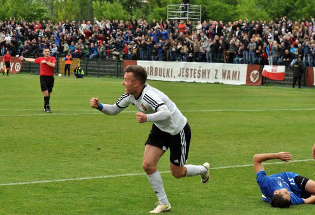 Ulubiony gest Tomasza Ogara na boisku - fetowanie strzelonej bramki