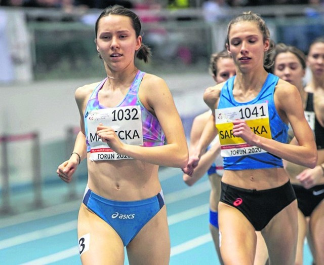 Oliwia Sarnecka wzorowo taktycznie rozwiązała bieg na 1500 m i na finiszu miała ogromną przewagę