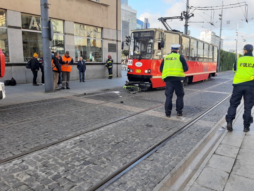 77 -letni mężczyzna na hulajnodze elektrycznej zderzył się z...