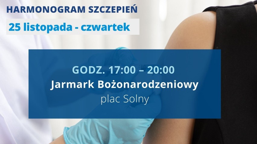 Zaszczep się na Jarmarku Bożonarodzeniowym. Trwa akcja mobilnych szczepień we Wrocławiu