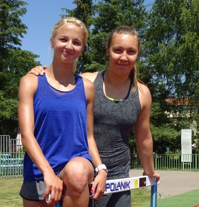 Katarzyna Furmanek (z prawej) i Karolina Kołeczek w Spale.