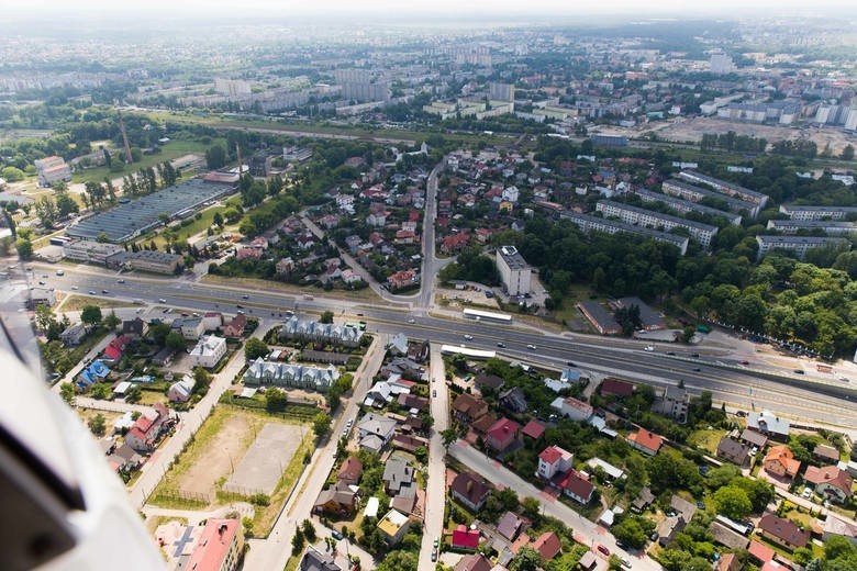 Białystok widziany z perspektywy z lotu ptaka wygląda...