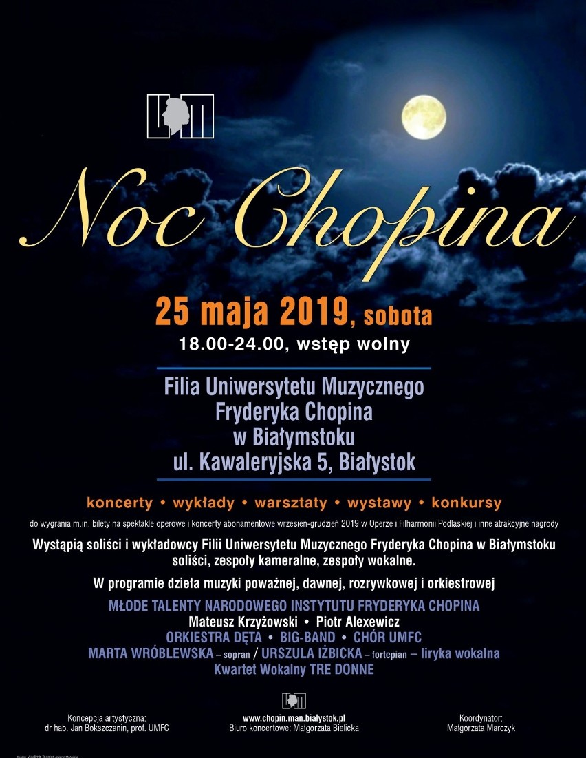 Noc Chopina 2019 Białystok