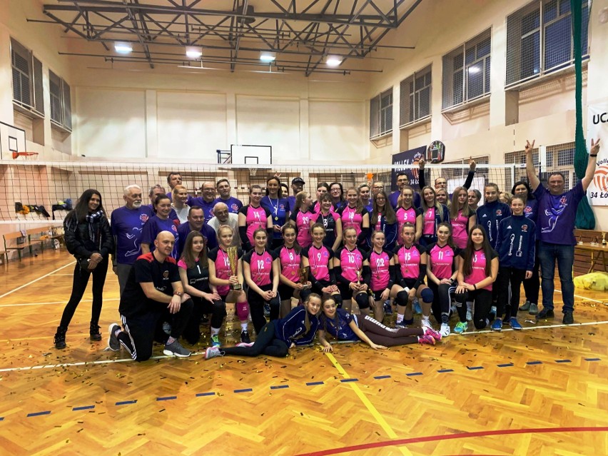 Młodziczki UKS Volley 34 Łódź mistrzyniami województwa łódzkiego