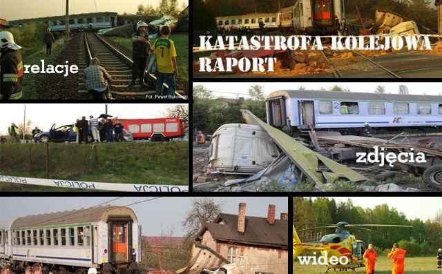 Katastrofa kolejowa w Mostach pod Lęborkiem - zdjęcia oraz wideo