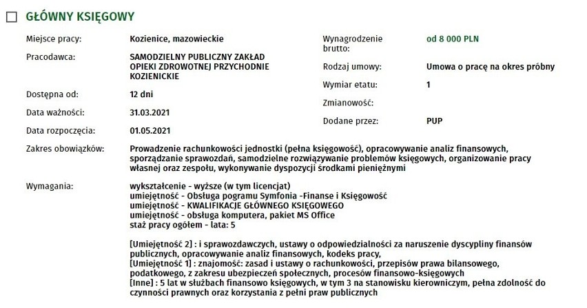 Zobacz oferty pracy w powiecie kozienickim. Ile pracodawcy dają zarobić i jakich pracowników poszukują?