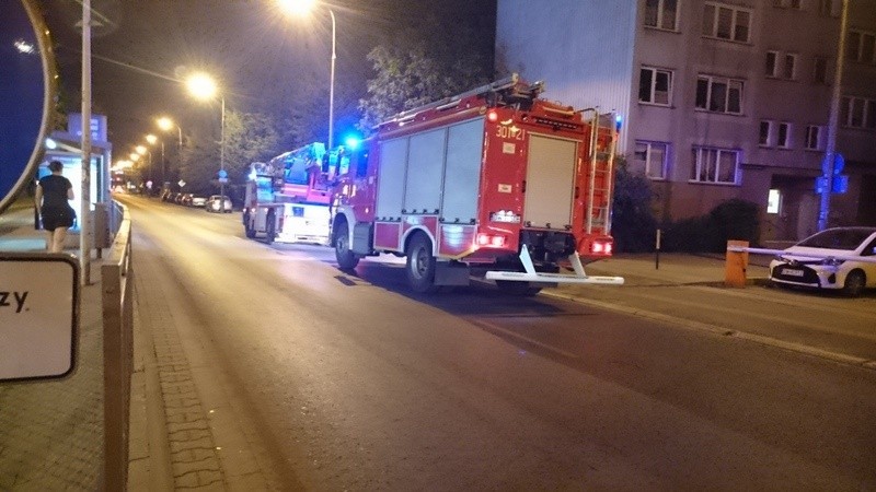 Pożar przy ulicy Swobodnej. Przypalił się garnek z jedzeniem