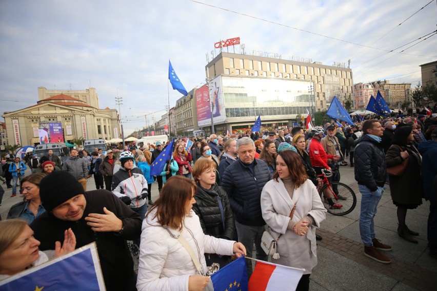 Wielka manifestacja w Katowicach odbywa się pod hasłem "My...